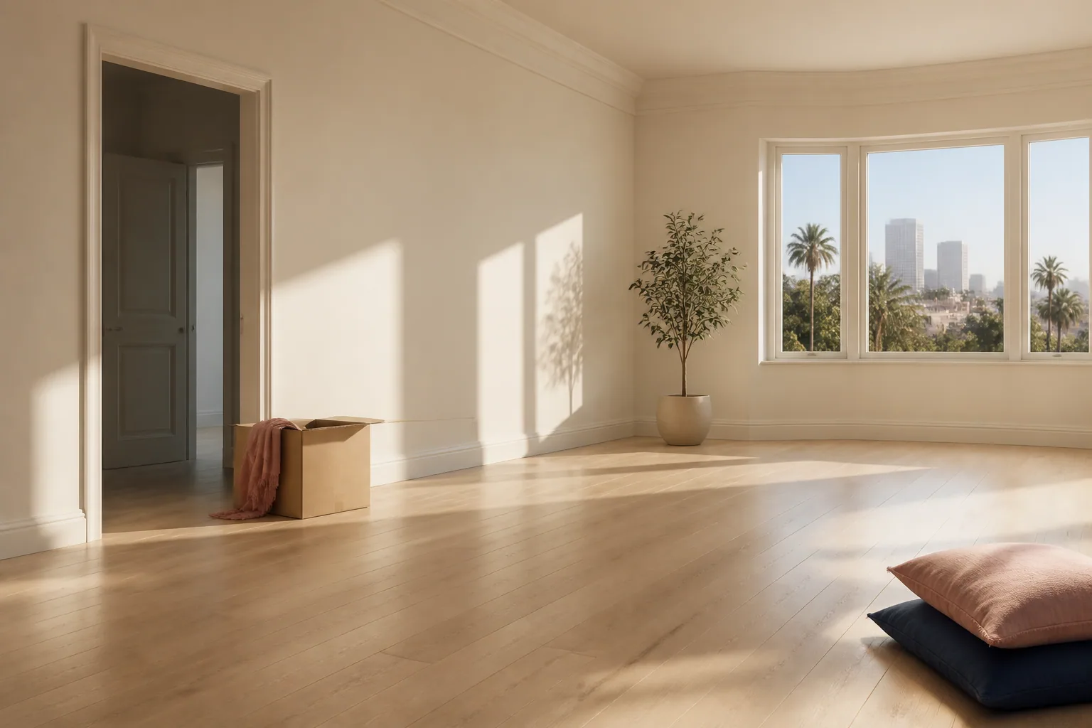 An empty room after move-out cleaning for a El Segundo service guide